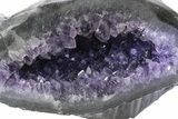 Purple Amethyst Geode with Polished Face - Uruguay #233684-2